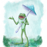 "Frog had always been the type to love a rainy day."