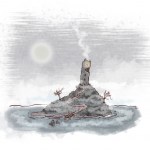 "Someone had taken up residence in the ruins again..."